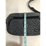 LUG Carousel 3 Convertible Crossbody Bag grey quilted purse travel airplane bag Gray Photo 10