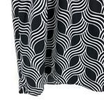 Escapada  Sleeveless Geometric Tank Black White XS Photo 2