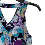Gap  Sleeveless Blouse Size Medium Colorful Floral Pattern Womens Polyester Light Photo 6