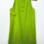 Jessica Howard Vintage Green Shift Dress Sleeveless Mod Retro 60s Style A-Line Photo 0