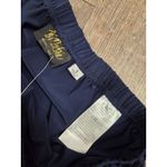 Bob Mackie  NWT Wide Leg Navy Blue Flowy Stretchy Pants Size Small Photo 3