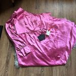 Mac Duggal IEENA FOR  One Shoulder Bishop Sleeve Trumpet Gown In Candy Pink Photo 3