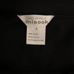 Misook Exclusively  Womens‎ Black Pull On Straight Leg Pants Size Large Photo 1