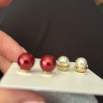 Charter Club  pearl earrings Photo 2