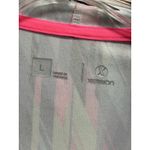 Xersion  Womens‎ Athletic Jacket Multi Color Geo Print 1/4 Zip Size Large Hood Photo 2