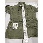 Arizona Womans  Jeans XL Green Utility Jacket Zip Up Photo 6