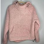 Victoria's Secret PINK  Sherpa Hooded Fleece Size Small Fuzzy Adjustable Waist Photo 0