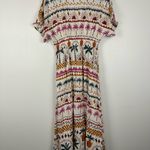 MINKPINK Eyona Short Sleeves Pockets Linen Palm Print Midi Dress Women’s Sz XS Photo 8