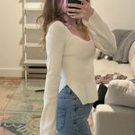 Endless Rose White Long Sleeve Top Photo 0