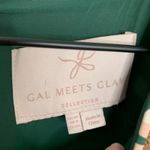 Gal Meets Glam  Womens Tiered Midi Dress Tegan Floral Ruched Puff Sleeve Green 4P Photo 13