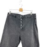 Free People  We The Free Crvy Bermuda Shorts‎ Exposed Button Fly Faded Black 34 Photo 5