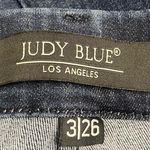 Judy Blue Pull On Super Flare Jean Dark Wash Bellbottom Jeans Womens Size 26 | 2 Photo 7