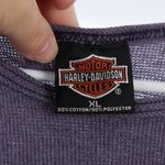 Harley Davidson  Motorcycles Purple Short Sleeve Women's XL Photo 3