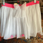 Pink and White Lace Skirt/Tutu Size M Photo 0