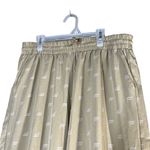 Fabletics  Iggy Jogger Pants Size M/L‎ Tan All-Over Logo Print Sporty Athletic Photo 3