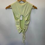 Urban Outfitters Green Top M/L Womens Open Back Sleeveless Casual Round Neck Photo 2