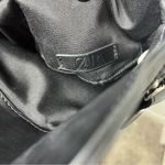 ZARA  Studded Flap Bucket Bag Black Faux Leather Crossbody Photo 7