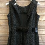 Calvin Klein  Leopard Print Belted Sheath Dress Size 6 Photo 2