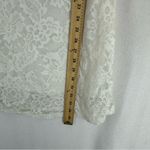 Biggerlove Lace Short Sleeve Mini Dress Womens Small White Photo 3