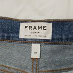 frame denim Le Cutoff Jeans Shorts Women's 32 Blue Daisy Dukes Booty Shorts Photo 4