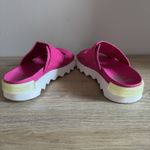 Sorel Viibe Slide Sandals Womens 5 Bright Pink Comfort Slip On Summer Pool Beach Photo 3