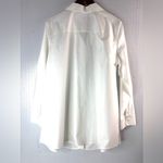 Chico's 3 XL Elegant Cotton White Button-Down Shirt Photo 2