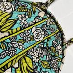 Vera Bradley Women’s Turquoise & Lime Green Flower Decoration Vibe Hand Purse Photo 1