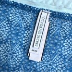 Victoria's Secret Victoria’s Secret 2 Pc Set Unlined Fishnet Lace Halter Bra Bralette S Bikini XS Photo 5