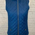 Laura Scott  Teal Quilted Vest-S Photo 0