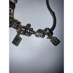 Pandora  Bracelet with 10‎ charms Sterling Silver Passport Dress Heart  Gift 8" Photo 1