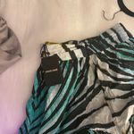 Roberto Cavalli  Vibrant Green and Black Midi Skirt Photo 4