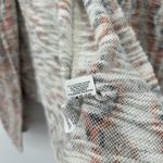 Lucky Brand  Aztec Open Front Cardigan Gray Woven Southwestern Boho Size M Photo 9