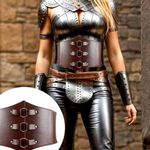 Brown O Ring Corset Belt New Photo 0