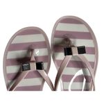 Coach  Landon Jelly Flip Flops Summer Cruise Pink Striped 9B/39 Vacation Yuppie‎ Photo 1