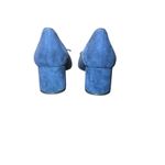 Tory Burch LAILA 50 Pumps Suede Grosgrain Royal Navy Blue Heels Shoes 9 Photo 6