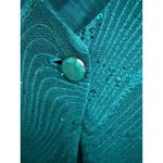 Bob Mackie Vintage  Wearable Art Sequin Shimmer Wave Button Jacket NWT Size 2X Photo 6