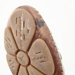 Pikolinos  Laser Cut Sage Green Leather Low Heeled Pull on Pumps Shoes Size 41 Photo 7