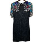 Laurence Kazar Vintage Beaded Sequin Silk Dress Photo 2