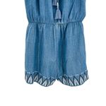 Anthropologie Blu Pepper Floral Embroidered Romper Photo 5