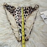 Good American  Good Swim Rose Cheetah Bikini Bottoms Photo 6