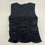 LAST TANG0 Black L/XL Sleeveless Scoop Neck Ruched Tank Top Size L Photo 8