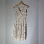 Lulu's Love Swept White Lace Midi Skater‎ Dress Size XS Photo 2