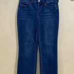 NYDJ  Dark Wash Marilyn Straight Lift Tuck Mid Rise Jeans Sz 2 Photo 2