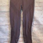 Lululemon Leggings Womens Iconic Sweat Tight Purple Gym Athletic Ankle Pants 10 Photo 0