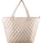 Roberto Coin Cream Quilted Tote Bag Photo 0