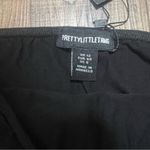 Pretty Little Thing  Womens Black Jersey Bandeau Bodycon Dress Size 8 NWT Photo 1