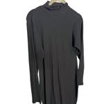 SKIMS  Soft Lounge Turtleneck Long Sleeve Minidress Size 2X Black Mock Neck Dress Photo 5