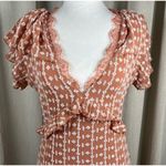 Walter Baker  Ruffle Mini‎ Dress Women's Size 4 Short Sleeve Floral Boho,Casual Photo 5