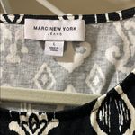 Marc New York Black and White Patterned Top Photo 1