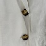East 5th White Linen Blazer 3 Button Closure Short Sleeve Lightweight Pockets XL Photo 3